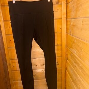 Duluth Trading Co Black High-Waisted Leggings